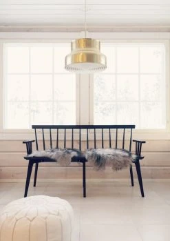 GOF Lampaantalja Istuinpehmuste 37x37cm L.valkoinen Islannin Lammas Pitkävilla