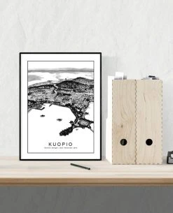 Kaverini Sella Kuopio Kaupunkijuliste 30x40 Cm -Emibig Store 17643724 kuopioo 1920 1080