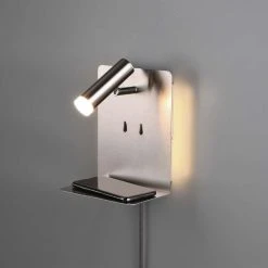 Trio Element LED Seinävalaisin Harjattu Teräs