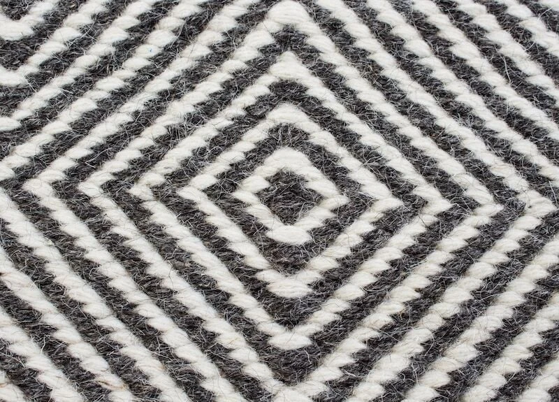 K&M Gåsöga Villamatto 160x230cm Harmaa 5 K&M Gåsöga Villamatto 160x230cm Harmaa - Image 3