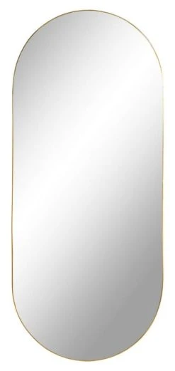 House Nordic Jersey Ovaali Peili Messinkikehyksellä 35x80 Cm 7 House Nordic Jersey Ovaali Peili Messinkikehyksellä 35x80 Cm -Emibig Store 4001430 1