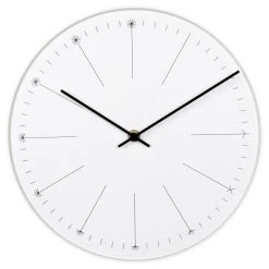 House Nordic Elba Seinäkello Ø30 Cm Valkoinen