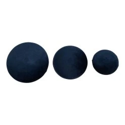 House Nordic Giza Samettiset Ripustimet/vetimet 3 Kpl Sininen