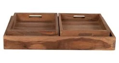 House Nordic Faro Teak-tarjotin 3kpl -Emibig Store 4601020 1