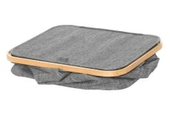 4Living Fuji Pyykkikori Kannella Harmaa