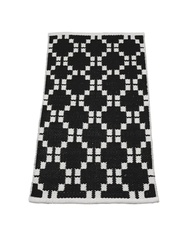 LUHTA Elli Puuvillamatto 160x230cm Musta (P) 3 LUHTA Elli Puuvillamatto 160x230cm Musta (P)