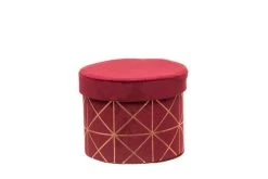 4Living Drama Säilytyslaatikko 3kpl Viininpunainen Sametti -Emibig Store 4living drama s ilytyslaatikko 3kpl viininpunainen sametti 3