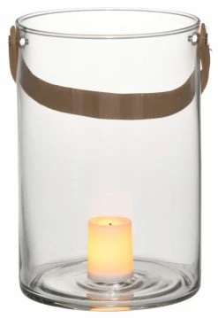 4Living Hurrikaani Lasilyhty Ø15 Cm Läpinäkyvä