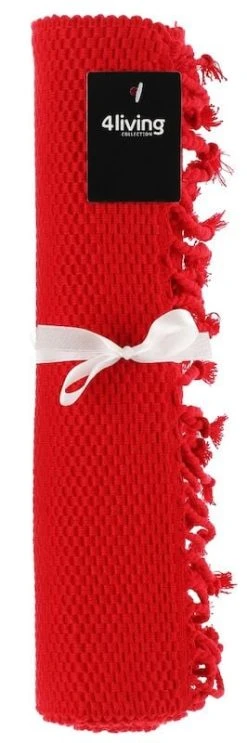 4Living Knot Kaitaliina 33x140 Cm Punainen