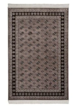 K&M K/M Kashmir Boccara Viskoosimatto 160x230 Cm Harmaanruskea