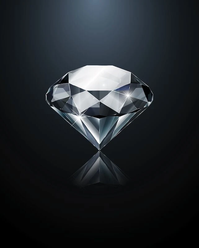 Artlink Timantti Mustalla Taustalla Juliste 40x50 Cm 4 Artlink Timantti Mustalla Taustalla Juliste 40x50 Cm - Image 2