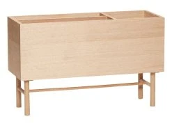 Hübsch Ground Kukkalaatikko 80x30x50 Cm, Tammi -Emibig Store 880607f