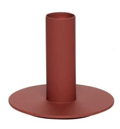 Hübsch Soft Kynttiläjalka ø9xh8 Cm Bordeaux -Emibig Store 990834