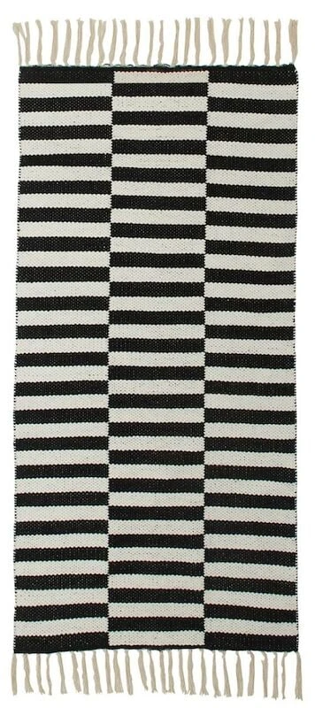 Svanefors Adita Puuvillamatto160x230 Cm Musta-valkoinen 6 Svanefors Adita Puuvillamatto160x230 Cm Musta-valkoinen - Image 4