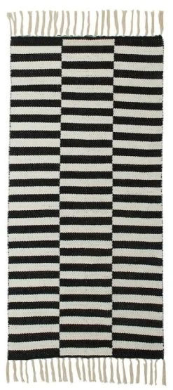 Svanefors Adita Puuvillamatto160x230 Cm Musta-valkoinen 8 Svanefors Adita Puuvillamatto160x230 Cm Musta-valkoinen -Emibig Store 9946 92 009 1 2 1