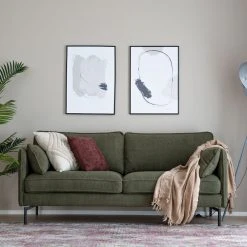 Xeraliving NOX Juliste 30x40 Cm -Emibig Store Cosy teddy tummanvihrea sohva miljoossa web 23 1