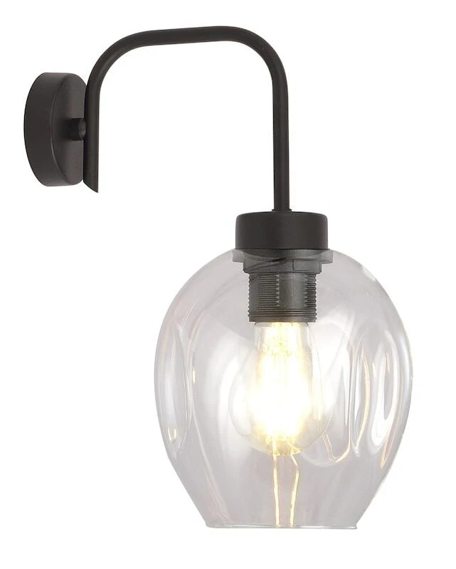 Emibig Lukka Seinävalaisin Musta/kirkas 4 Emibig Lukka Seinävalaisin Musta/kirkas - Image 2