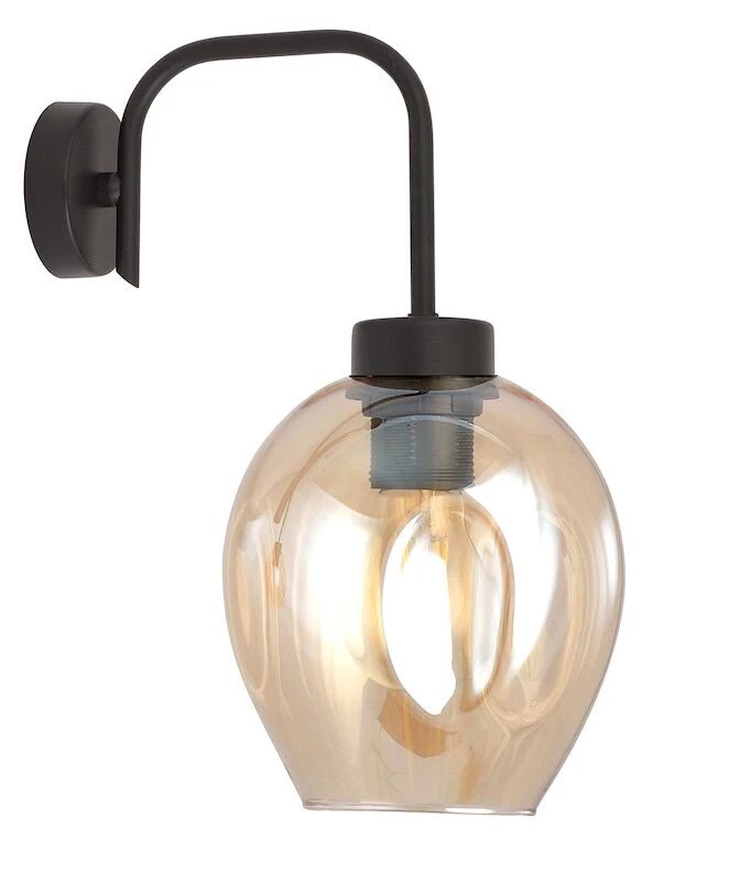 Emibig Lukka Seinävalaisin Musta/kirkas 5 Emibig Lukka Seinävalaisin Musta/kirkas - Image 3