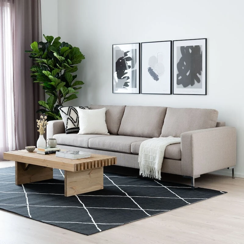 Veke Estradi Matto Sisä-/ulkokäyttöön 160x230 Cm Musta 5 Veke Estradi Matto Sisä-/ulkokäyttöön 160x230 Cm Musta - Image 3