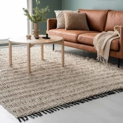 Fanni K Tunturi Puuvillamatto 160x230cm Valkoinen/musta -Emibig Store Fanni k tunturi puuvillamatto luonnonvalk musta miljoossa web 13