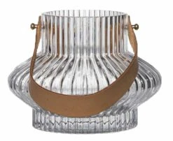 Fanni K Lampi Maljakko Nahkakahvalla 16x12,5 Cm -Emibig Store Fanni K Lampi maljakko nahkakahvalla 16x125 cm 1