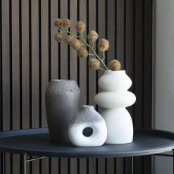 House Nordic Keraaminen Maljakko Ø14,5 Cm Beige -Emibig Store House nordic keraaminen maljakko 145 beige miljoo1