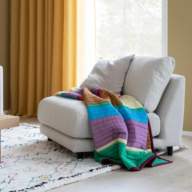 Hübsch Pavilion Torkkupeitto 140x200 Cm Monivärinen 8 Hübsch Pavilion Torkkupeitto 140x200 Cm Monivärinen - Image 6