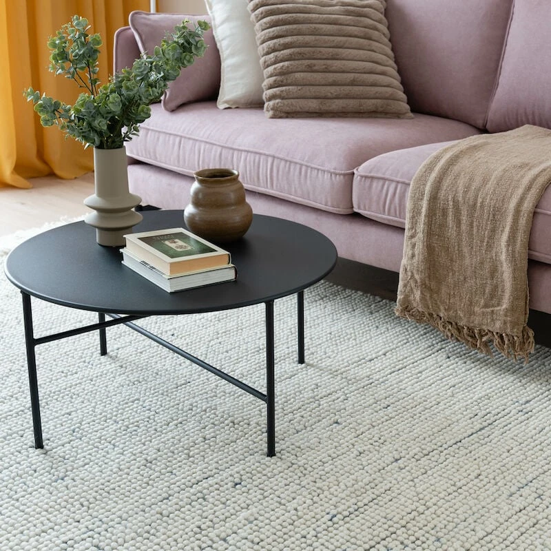 Veke Kuutamo Villamatto 200x290 Cm Luonnonvalkoinen/farkku 7 Veke Kuutamo Villamatto 200x290 Cm Luonnonvalkoinen/farkku - Image 5