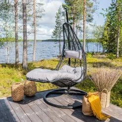 Fanni K Norrkulla Kori 28x28x40 Cm Luonnonväri -Emibig Store Lepo riipputuoli harmaa musta miljoossa web 11