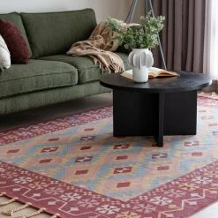 Veke Milja Puuvillamatto 160x230 Cm Puna/turkoosi 13 Veke Milja Puuvillamatto 160x230 Cm Puna/turkoosi -Emibig Store Milja puuvillamatto miljoossa web 6