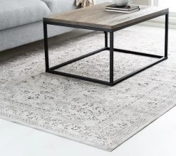 Veke Osaka Viskoosimatto 160x230 Cm Valkoinen -Emibig Store Osaka viskoosimatto maitokahvi miljoossa web 16