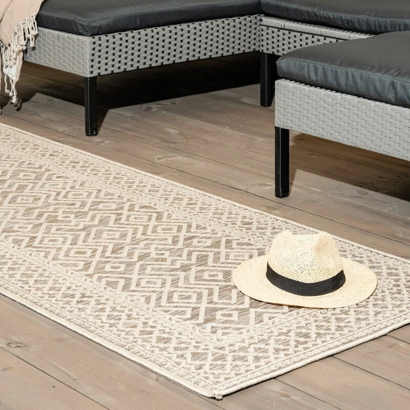 4Living Patio Polypropeenimatto 160x230 Cm Beige 4 4Living Patio Polypropeenimatto 160x230 Cm Beige - Image 2