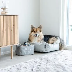 Veke Ressu Koiranpeti Vaaleanharmaa -Emibig Store Ressu koirapeti miljoossa harmaa web 8