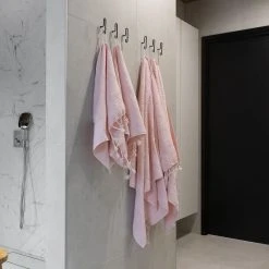 Veke Salama Käsipyyhe 50x80 Cm Vaaleanpunainen -Emibig Store Salama pyyhkeet vaaleanpunaisena