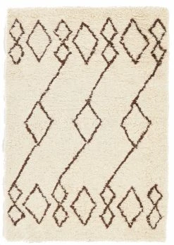 Veke Kaamos Villamatto 160x230 Cm Luonnonvalkoinen/ruskea -Emibig Store Veke Kaamos villamatto 140x200 cm luonnonvalkoinen ruskea 0 3