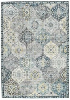 Veke Mirage Matto 200x290 Cm Harmaa/turkoosi -Emibig Store Veke Mirage matto 160x230 cm harmaa turkoosi
