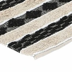 Mattokymppi Stella Puuvillamatto 160x230 Cm Luonnonvalkoinen/musta -Emibig Store Veke Stella puuvillamatto 140x200 cm luonnonvalkoinen musta 10 2