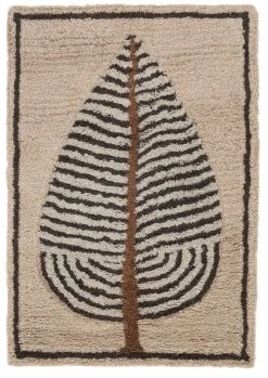 Veke Taimi Villamatto 160x230 Cm Beige/ruskea