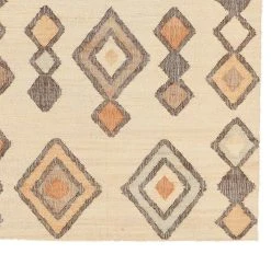 Veke Sahrami Juuttimatto 160x230 Cm Lvalk/okra -Emibig Store Veke sahrami juuttimatto luonnonvalkoinen okra lahikuva