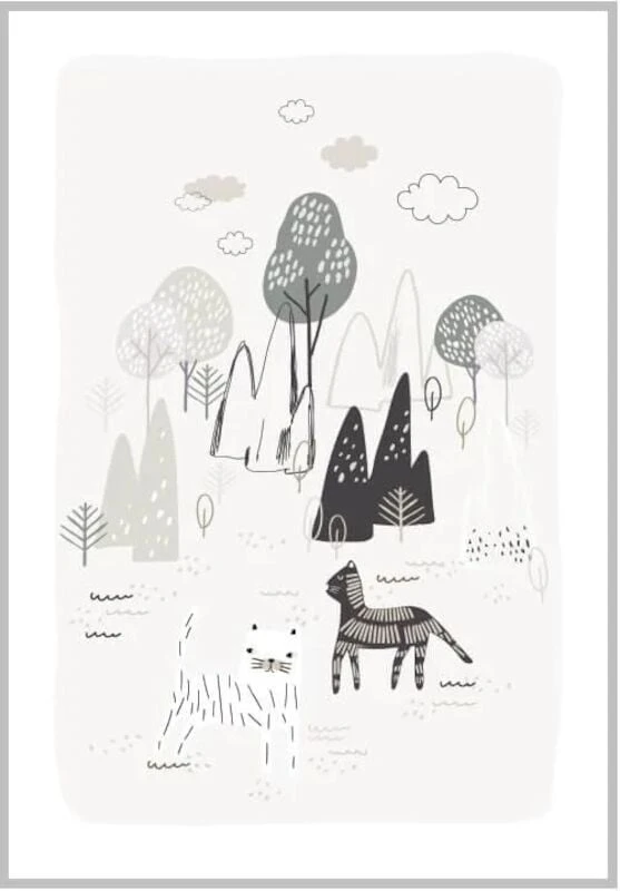 Xeraliving METSÄKISSAT Postikortti 10,5x14,8 Cm 4 Xeraliving METSÄKISSAT Postikortti 10,5x14,8 Cm - Image 2