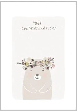 Xeraliving BEAR Onnittelukortti 10,5x14,8 Cm 9 Xeraliving BEAR Onnittelukortti 10,5x14,8 Cm -Emibig Store Xeraliving bear congratulations postikortti