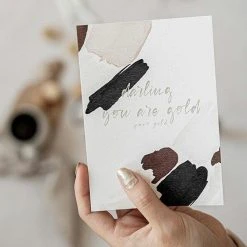 Xeraliving DARLING PURE GOLD Postikortti 10,5x14,8 Cm -Emibig Store Xeraliving darling pure gold. postikortti 1