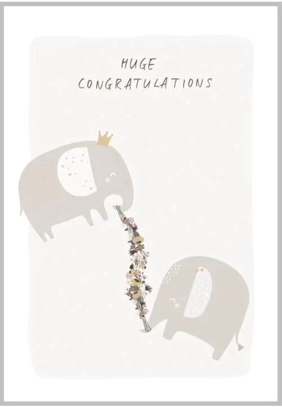 Xeraliving ELEPHANTS Onnittelukortti 10,5x14,8 Cm 5 Xeraliving ELEPHANTS Onnittelukortti 10,5x14,8 Cm - Image 3