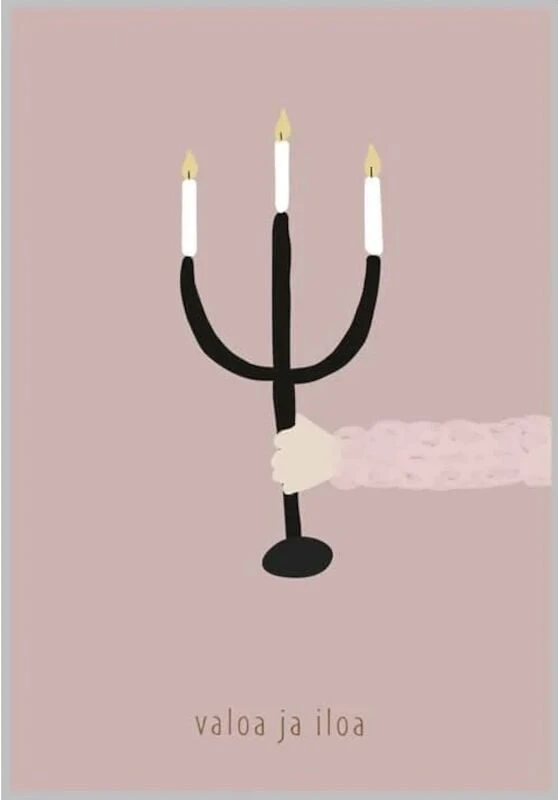 Xeraliving VALOA SULLE Joulukortti 10,5x14,8 Cm 3 Xeraliving VALOA SULLE Joulukortti 10,5x14,8 Cm