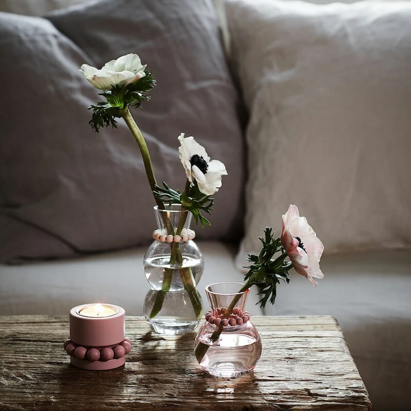 Aarikka Kupla Minimaljakko ø 7 Cm Vaaleanpunainen 3 Aarikka Kupla Minimaljakko ø 7 Cm Vaaleanpunainen