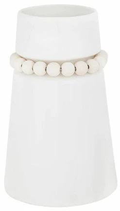 Aarikka Nuppu Maljakko 14 Cm Valkoinen -Emibig Store aarikka nuppu maljakko 14cm valkoinen