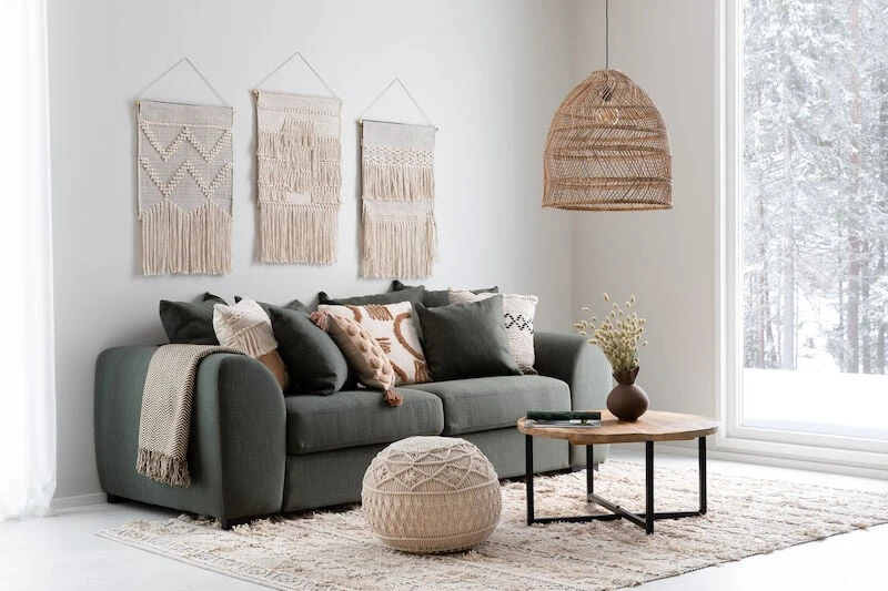 Veke Boho Puuvillamatto 200x300 Cm Luonnonväri 6 Veke Boho Puuvillamatto 200x300 Cm Luonnonväri - Image 4