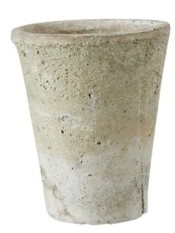 Affari Terrakotta Korkea Ruukku M Valkoinen/luonnonväri -Emibig Store affari terrakotta ruukku valkoinen m