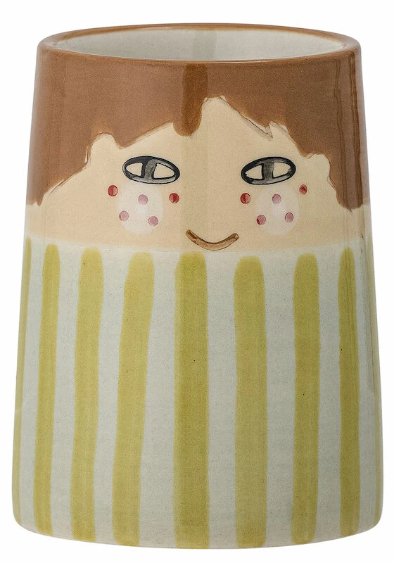 Bloomingville Poulina Vaasi Ø7x9 Cm Vihreä 4 Bloomingville Poulina Vaasi Ø7x9 Cm Vihreä - Image 2