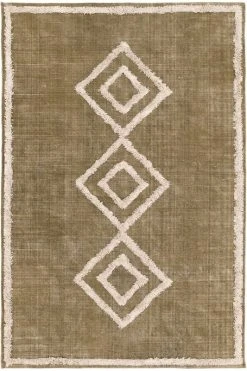 Fanni K Klaani Puuvillamatto 160x230cm Sammal -Emibig Store fanni k klaani puuvillmatto sammal